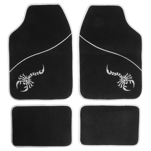 Automatten Scorpion grijs/zwart 4 stuks
