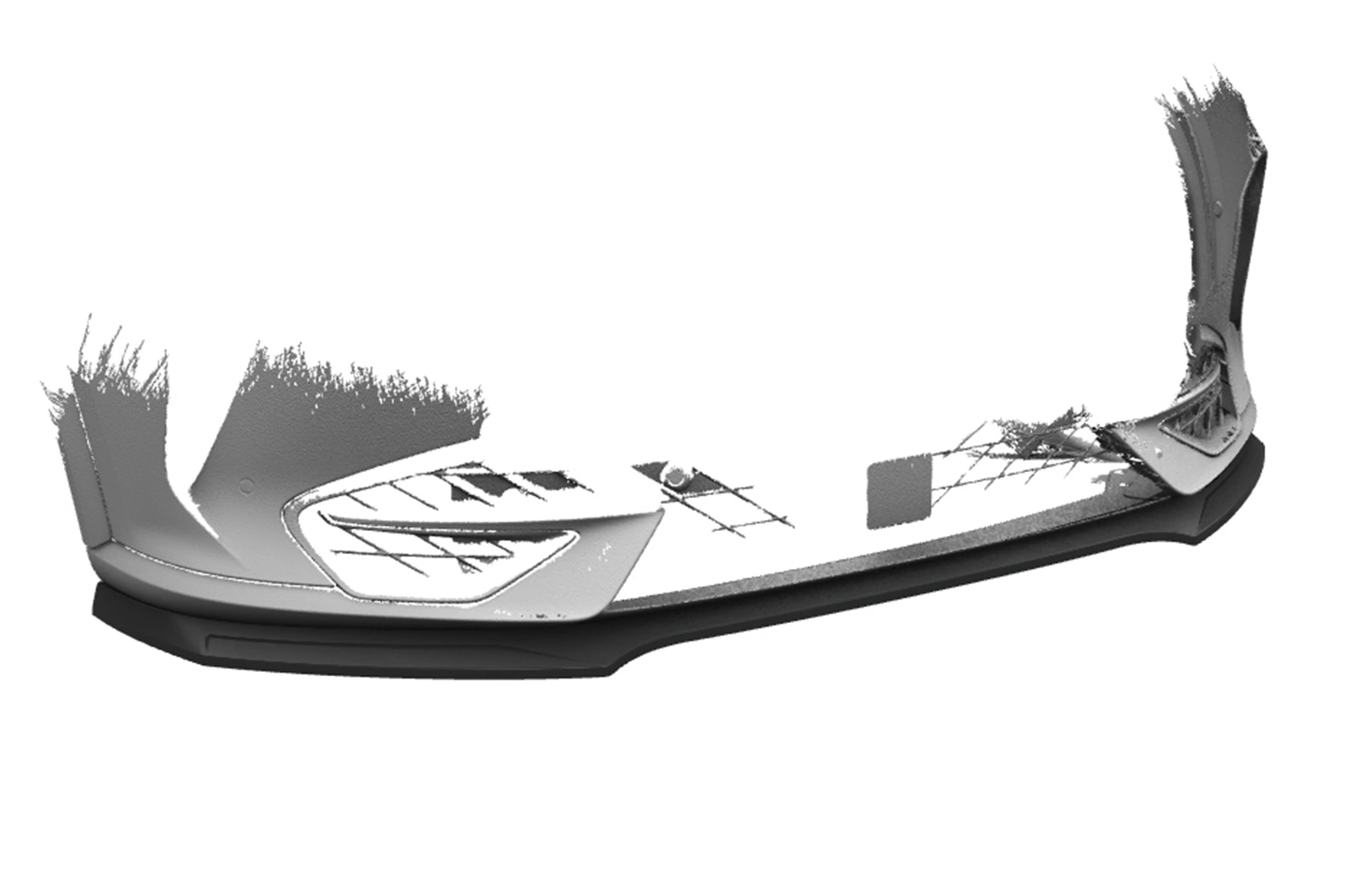 Voorspoiler Cupra Formentor Glans Zwart (2020 - heden)