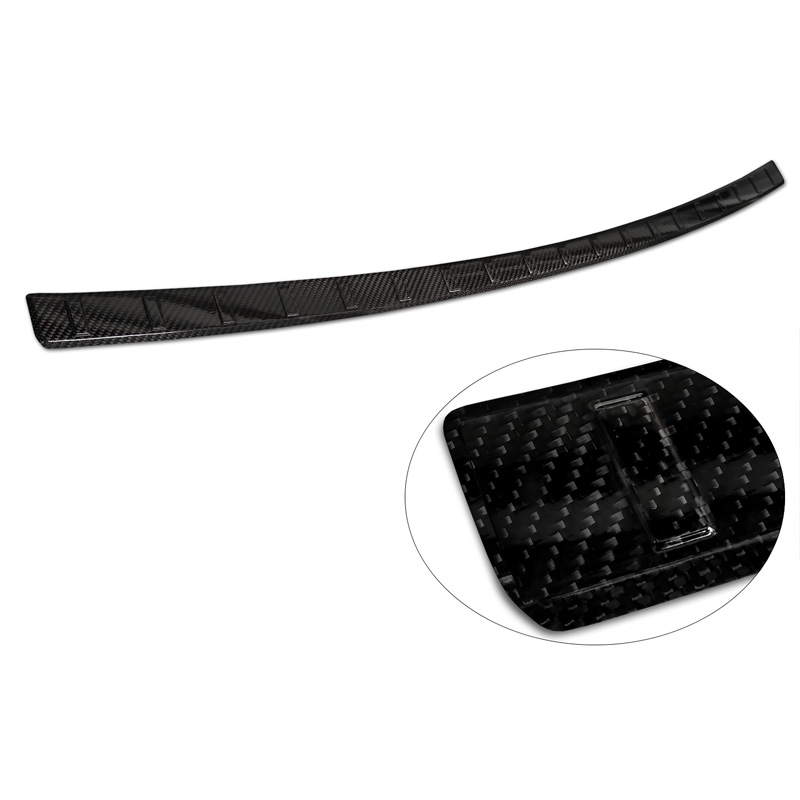 Real 3D Carbon Rear bumper protector  Toyota Corolla Cross 2022- 'Ribs'