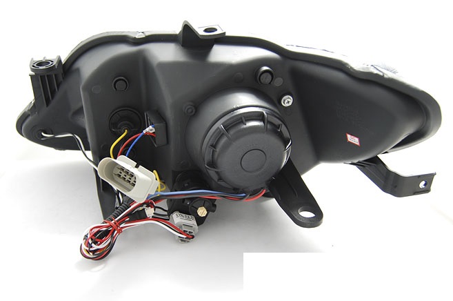 Koplampen Seat IBIZA 6J 08-12 LED Knipperlicht Zwart