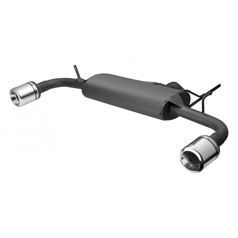 Double sport exhaust  Mitsubishi Lancer VIII Sedan/Sportback 1.5i 80kW/1.8i 105kW 2007-2012 100mm