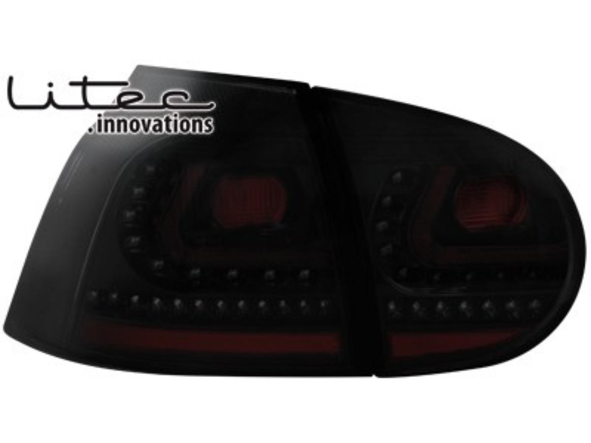 Achterlichten VW Golf V LED Dynamic GTI design Zwart