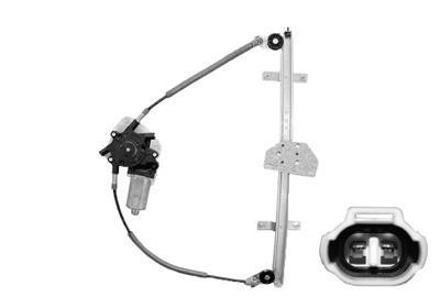 raammechanisme, incl motor, 2 en 4 drs, voorportier, rechts Suzu