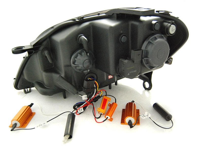 Headlights Mercedes M-klasse W164 05-08 Tube black