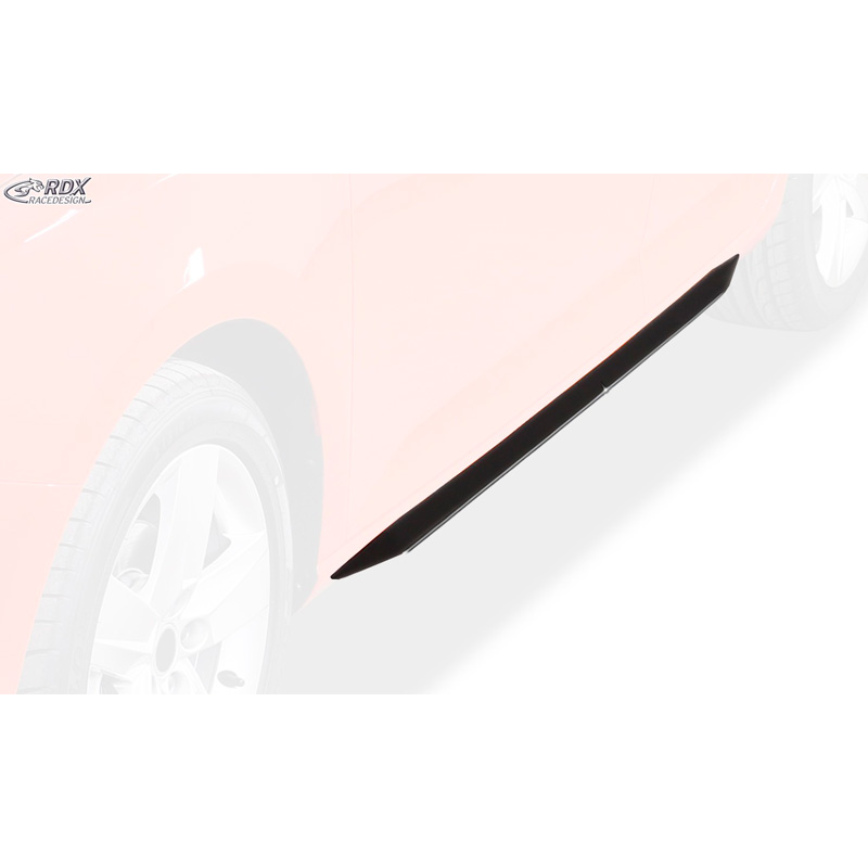 Side skirts 'Slim'  Volkswagen Polo (AW) 2017- (ABS glossy black)