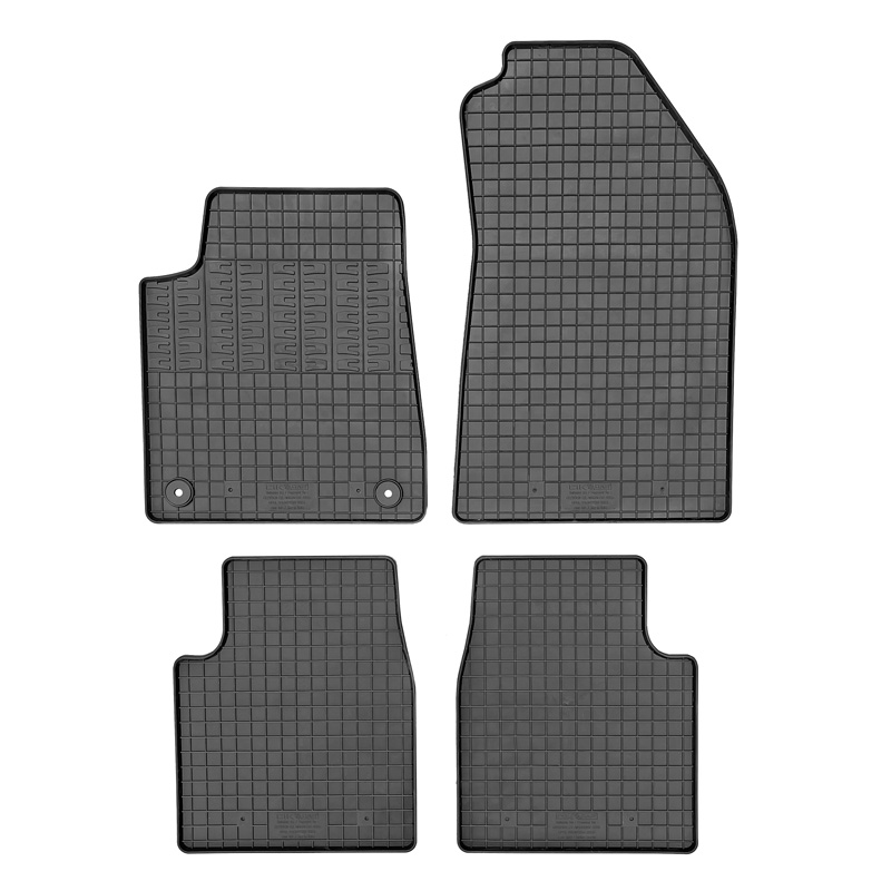 CIKCAR Rubber car mats set  Opel Frontera / Citroën C3 Aircross 2024- (Benzine)  (4-pieces + fixing system)