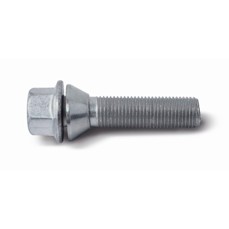 H&R Wheel bolt Taper-Head with movable cone M14x1.50 - Length 37mm (e.g.  BMW, Volvo)