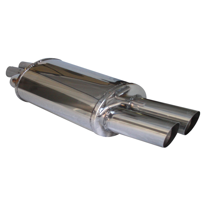 100% Inox Sport Exhaust  BMW 3-Series E46 320D 1999- 2x80mm Racing