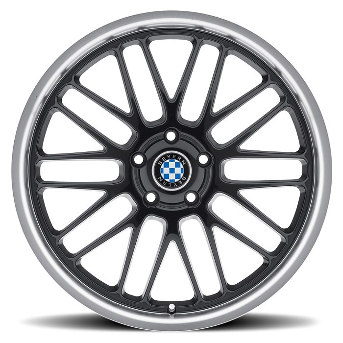 Velgen Beyern Mesh 18x9,5 5x120 ET30 Glanzend Zwart + Machined R