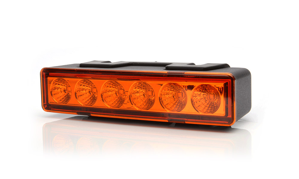 LED Zwaailicht Oranje 12V-24V IP68 ECE SEA/DOT