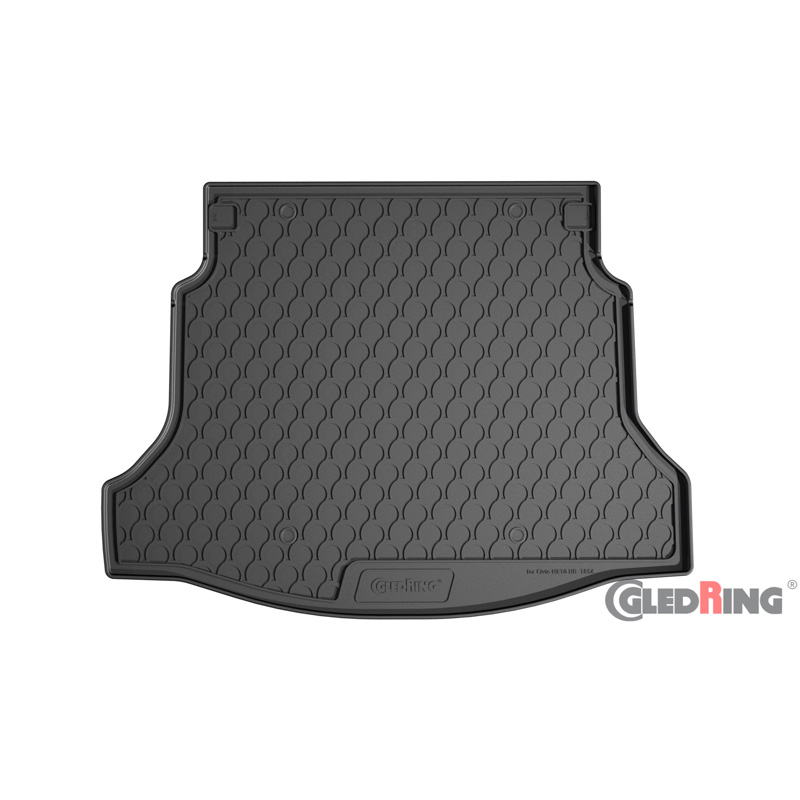 Rubbasol (Rubber) Trunk mat  Honda Civic X HB 5-doors 2017-2022 (Lower floor)