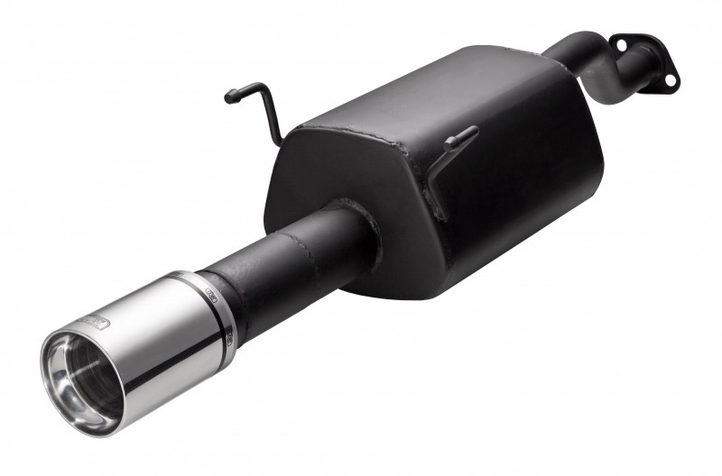 Einddemper Honda Civic VII 2002-2006 RVS eindstuk 80x65mm