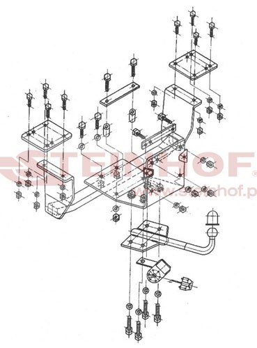 Trekhaak Fiat Albea 4D 2001-2010