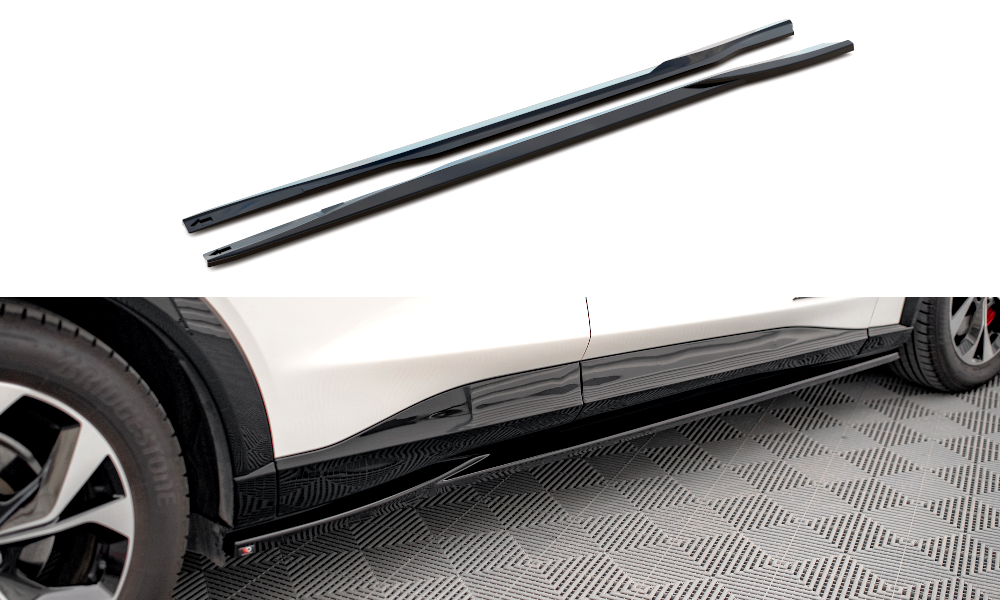Zijskirts Ford Mustang Mach-E Maxton Glans Zwart