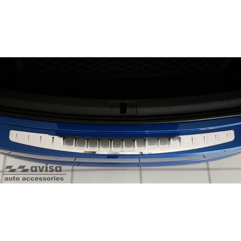 Stainless Steel Rear bumper protector  Skoda Octavia IV Liftback 2020-2024 & FL 2024- 'Ribs'