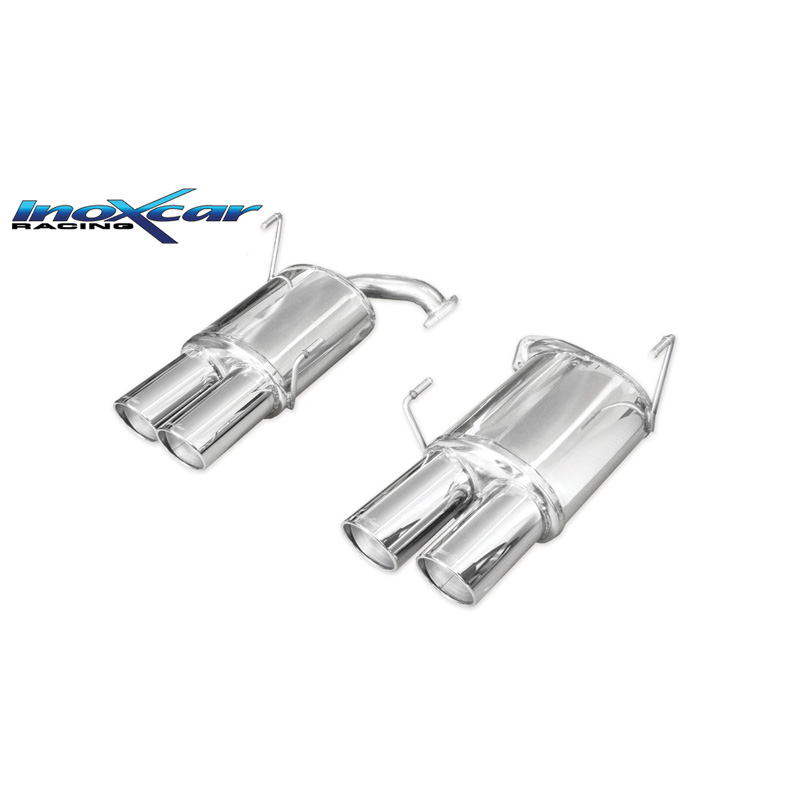 100% Inox Double sport exhaust  Subaru Impreza 2.5T WRX STi 10MY 300hp 2010-2013 2x100mm X-Race