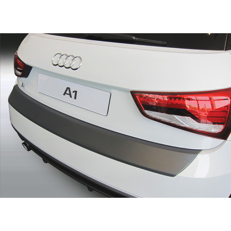 ABS Rear bumper protector  Audi A1 S-Line & S1 Facelift 1/2015-10/2018 Black