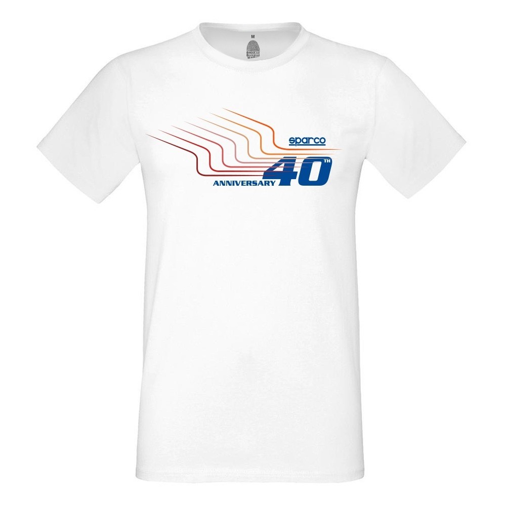 Sparco T-Shirt '40TH' Wit
