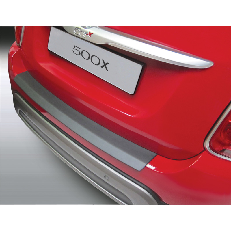ABS Rear bumper protector  Fiat 500X 2/2015- Black