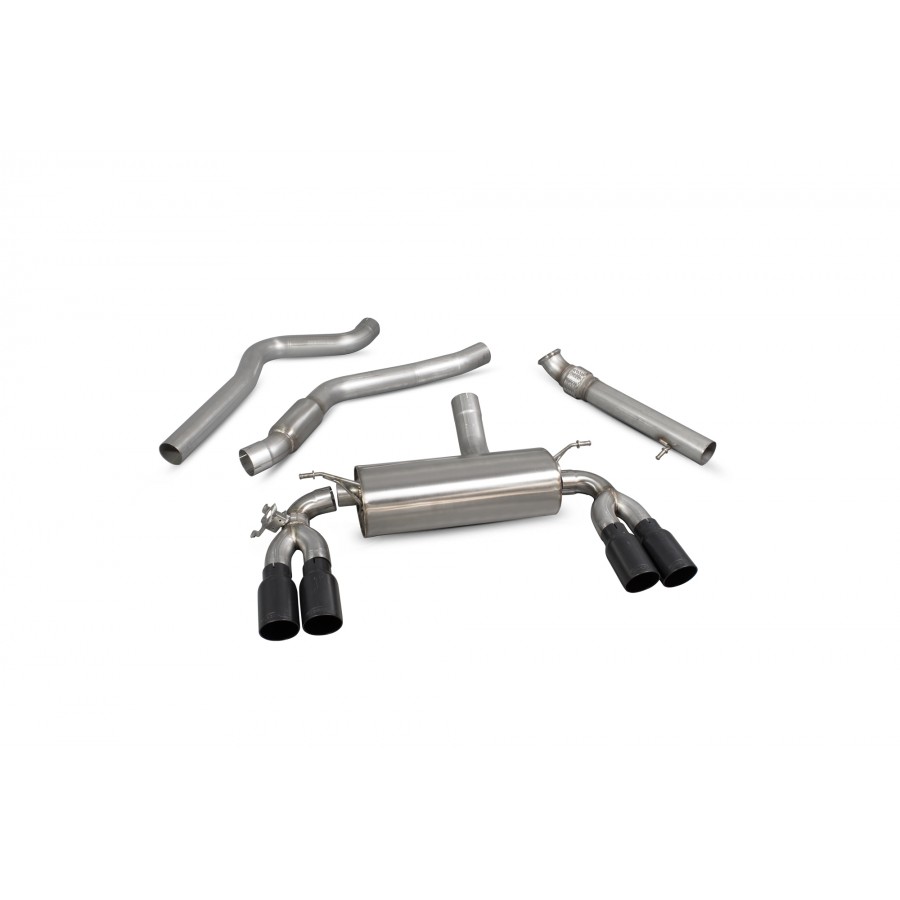 BMW 2 Series F87 M2 Non-GPF Model Cat-back system with electronic valve Scorpion