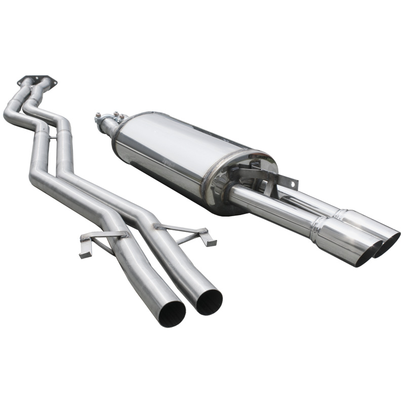 100% Inox Catbacksystem  BMW 3-Series E30 M3 -1992 2x80mm Racing