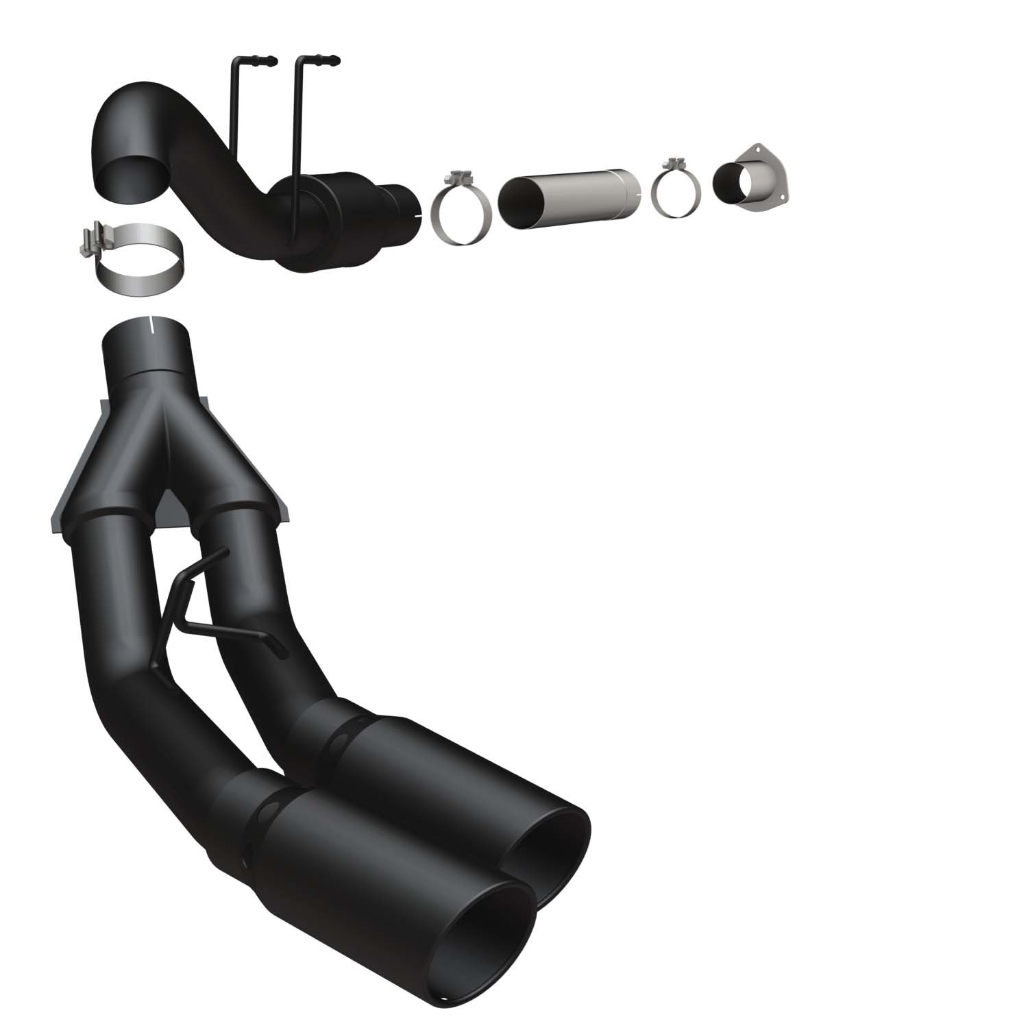 Ford Cat-Back 11-15 Ford F250/350 6.7L Black Magnaflow Cat-Back