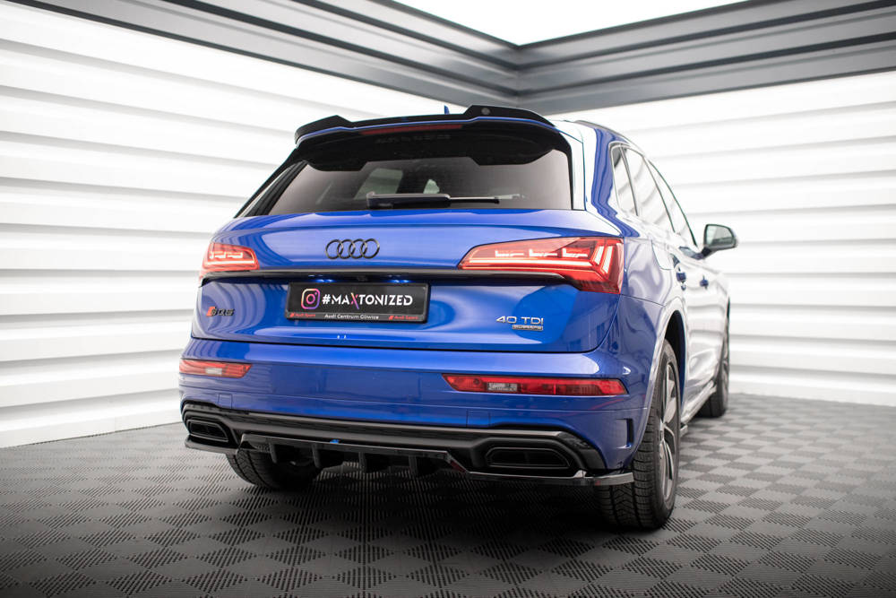 Diffuser Audi Q5 S-Line SUV Facelift 2020 - Maxton Glans Zwart