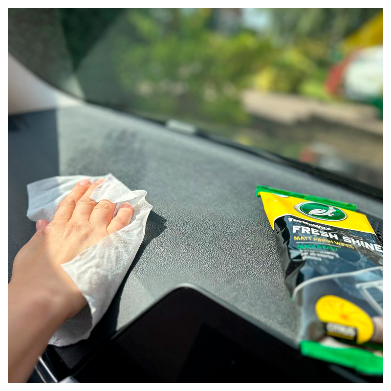 Turtle Wax 54096 Fresh Shine Matt Interior Cleaning Wipes 24 Pack