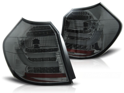 Achterlichten BMW E87/E81 04-07 Tube LED zwart smoke