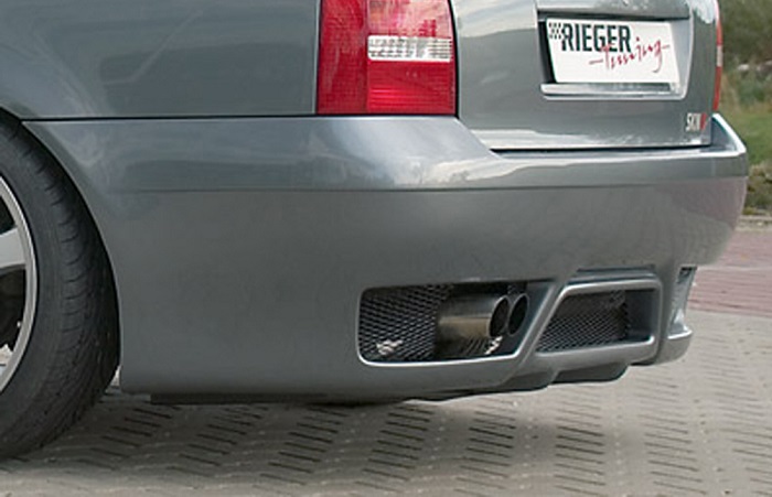 Achterbumper Audi A4 B5 alles zonder Rieger