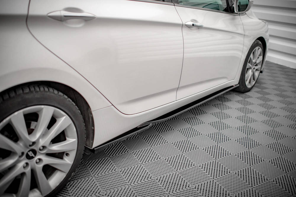 Zijskirts Hyundai i40 Mk1 Maxton Glans Zwart