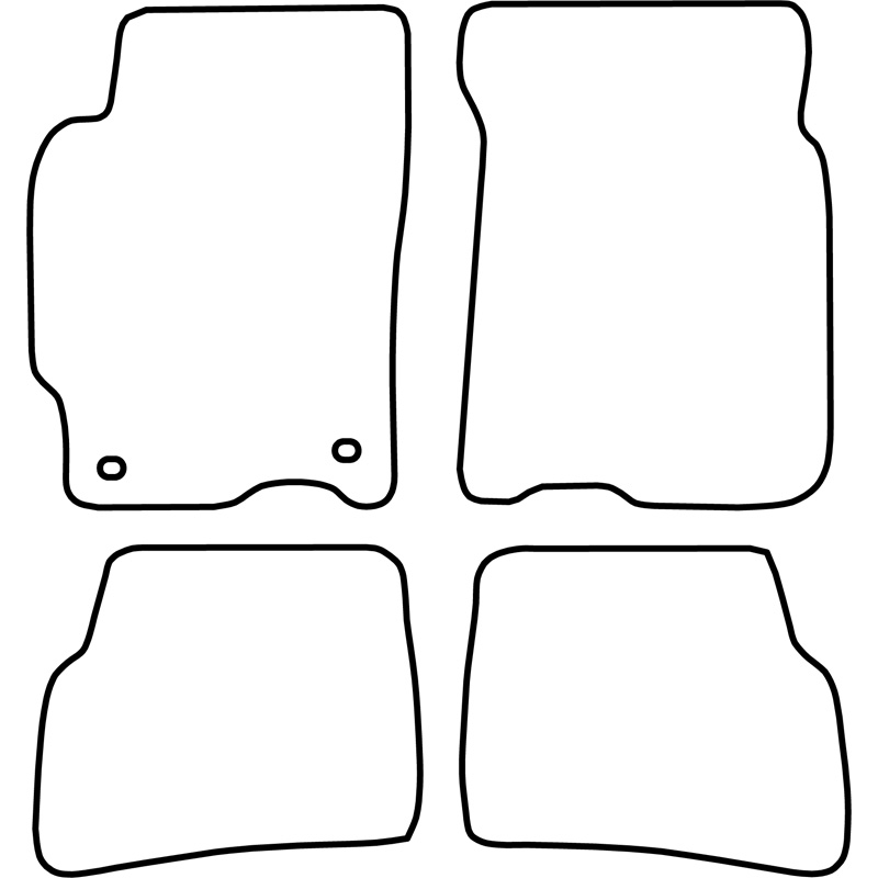 Automatten  Mazda 626 1997-2002