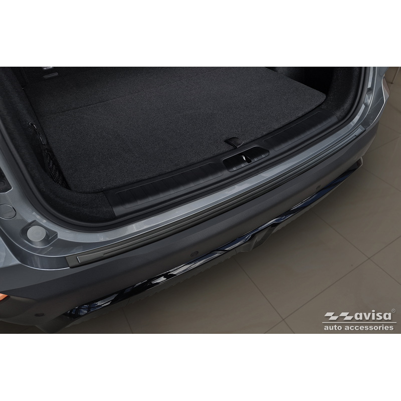 Matzwart RVS Achterbumperprotector  BAIC Beijing 5 (X55) II 2023-