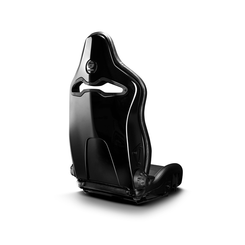 Sparco Sport Seat SP-R - Black Skai/Microfibre + Fibreglass Backrest - Reclinable