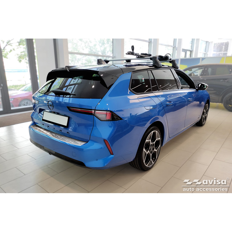 Stainless Steel Rear bumper protector  Opel Astra L Sportstourer 2022- 'Ribs'