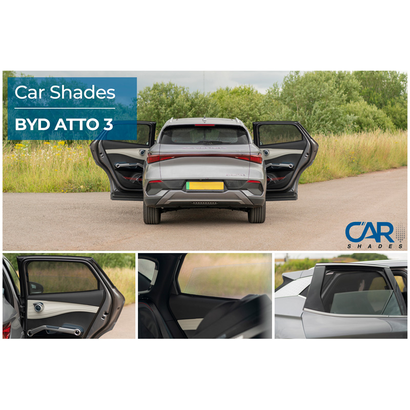 Set Car Shades (rear side doors)  BYD ATTO 3 5 doors 2022- (2-pieces)