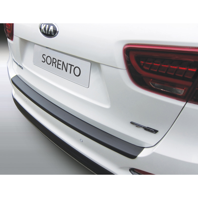 ABS Rear bumper protector  Kia Sorento III (UM) Facelift 2017-2020 Black