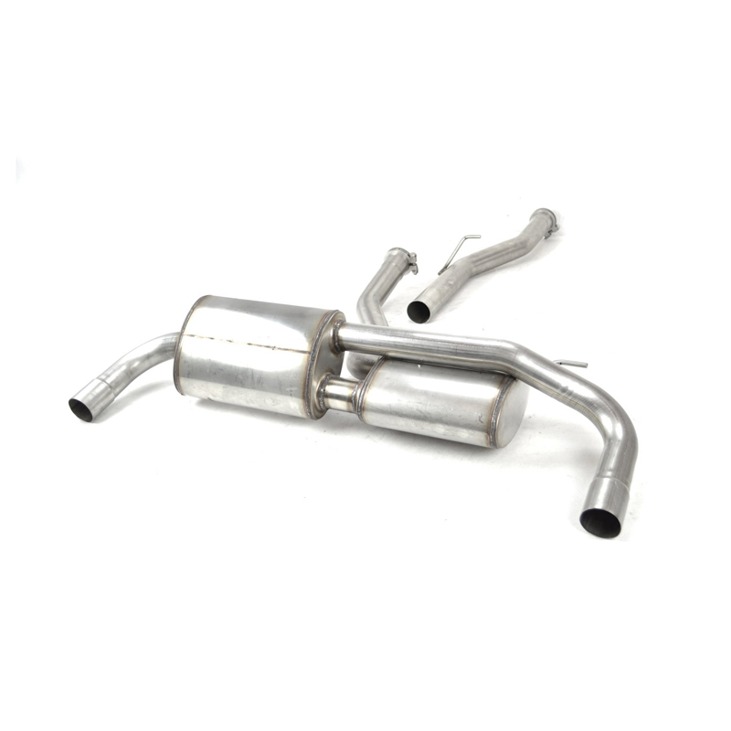 Double stainless steel sport exhaust  Alfa Romeo Giulia 2.0t 206kW/280HP 2016- incl. Q4