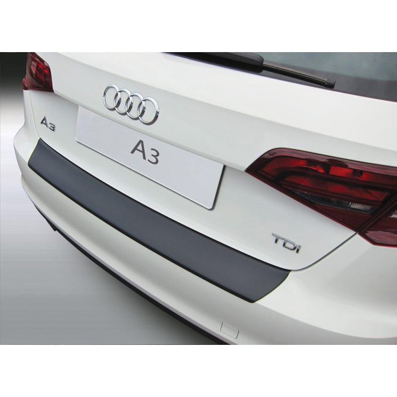 ABS Rear bumper protector  Audi A3 8V Sportback 6/2012-4/2016 Black