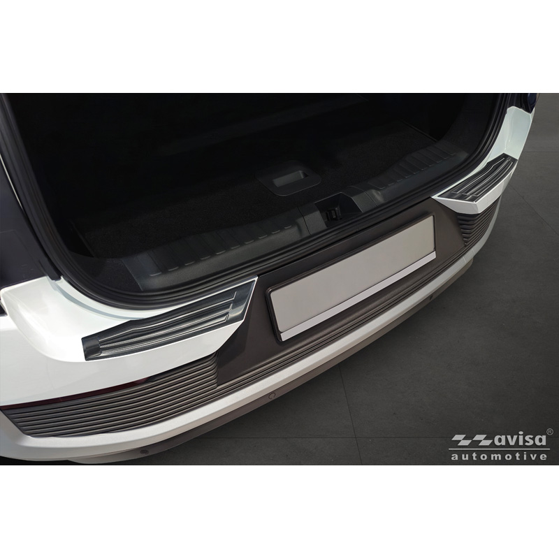 Avisa Zwart RVS Achterbumperprotector  Ford Explorer EV 2024- 'Ribs'
