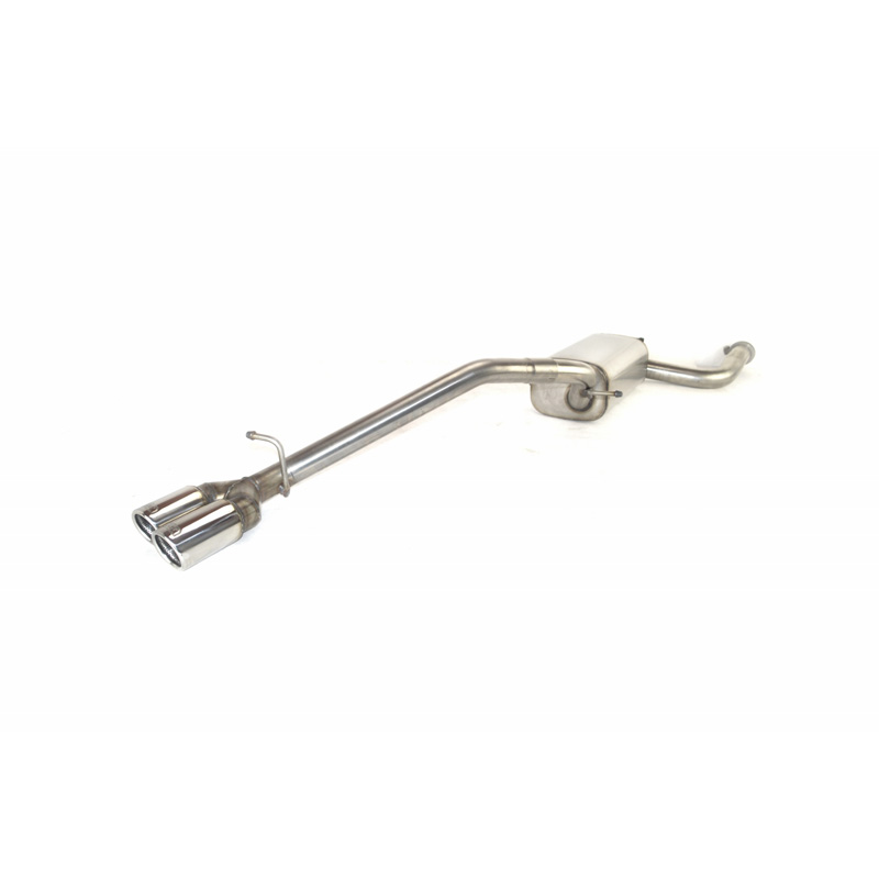 Stainless steel sport exhaust  Ford Focus II HB 1.4 16V 59kW/1.6 16v 74/85kW/1.8 16V 92kW/2.0 16V 107kW/1.8 TDCi 85kW 2005-2010 2x 70mm