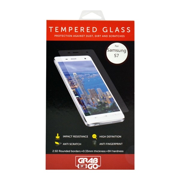 GrabNGo Tempered glass Samsung S7