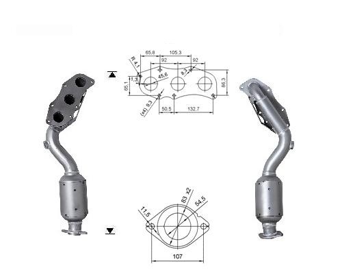 Lexus IS250 2.5i V6 24V 2500 cc 153 Kw / 208 cv 4GRFSE Magnaflow