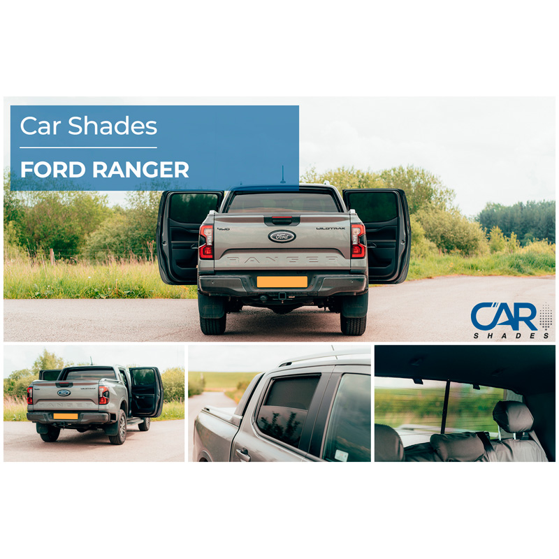 Set Car Shades  Ford Ranger 4 doors 2023- (4-pieces)