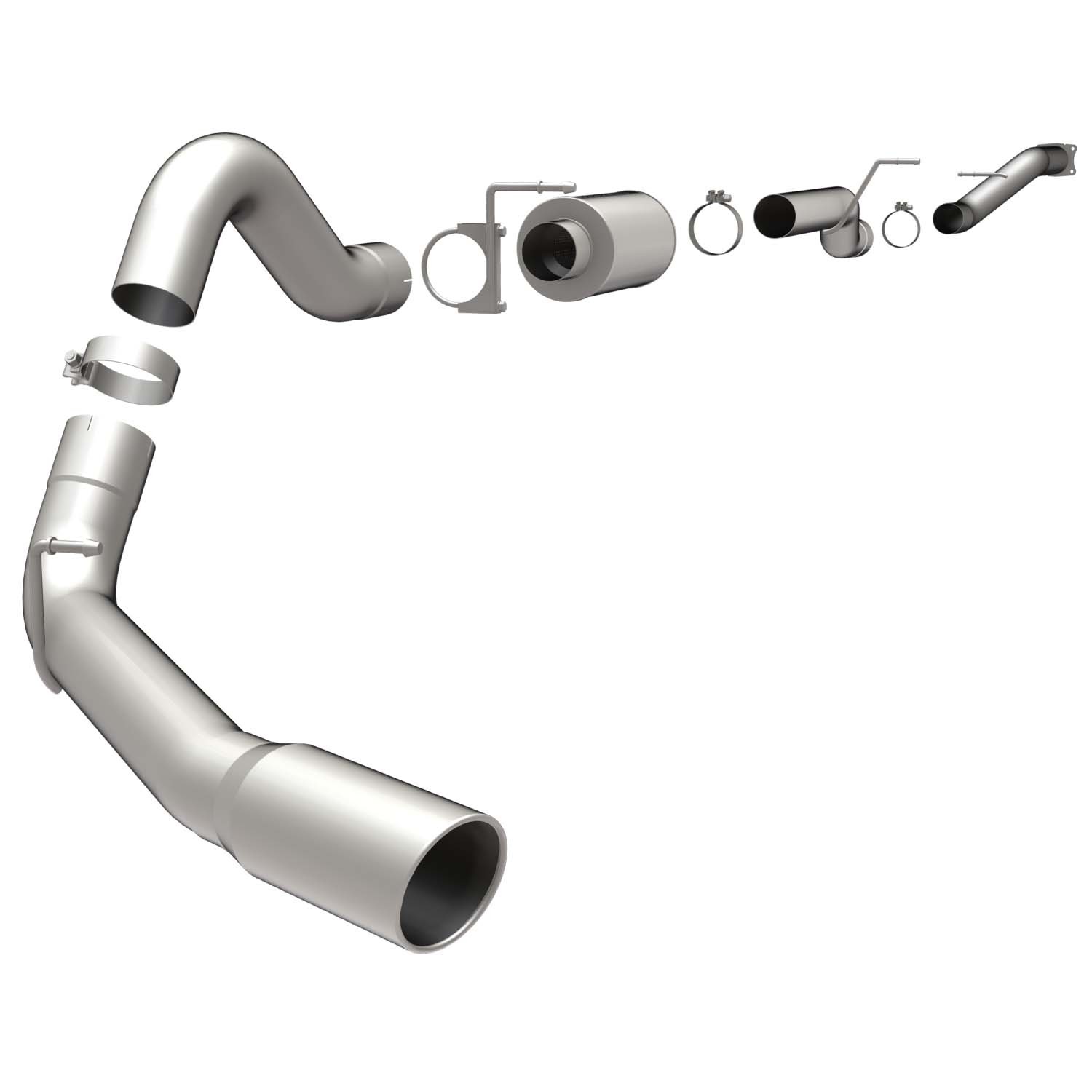 Gm Sys XL 04.5- GM Duramax CC/LB Dly Magnaflow Cat-Back