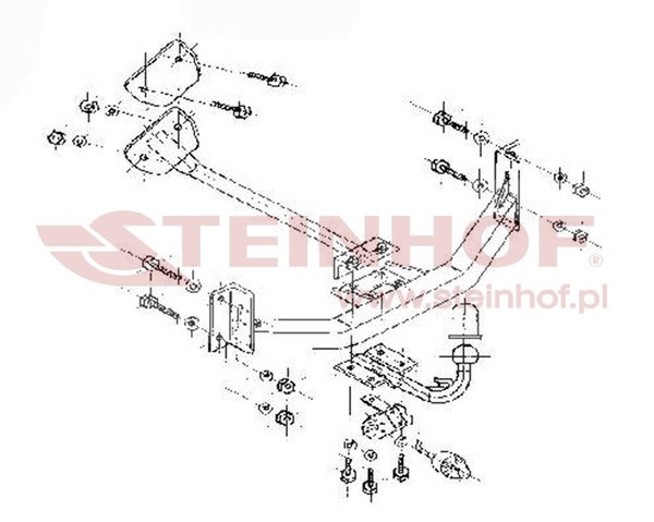 Trekhaak Fiat Punto I 3/5D 11/1993-08/1999
