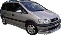 Voorspoiler Opel Zafira A 99-05
