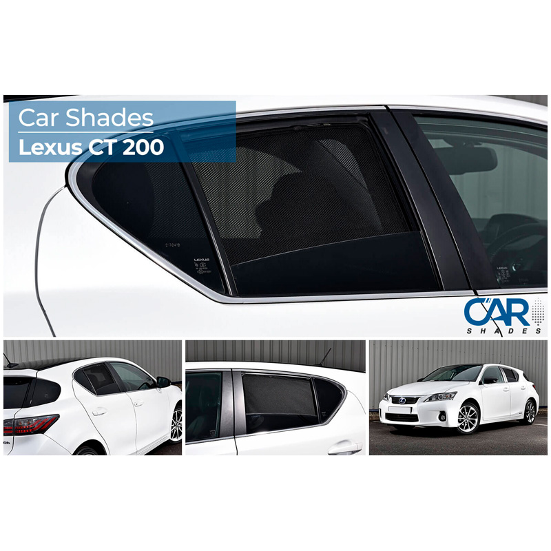 Set Car Shades (rear side doors)  Lexus CT200H 2011- (2-pieces)