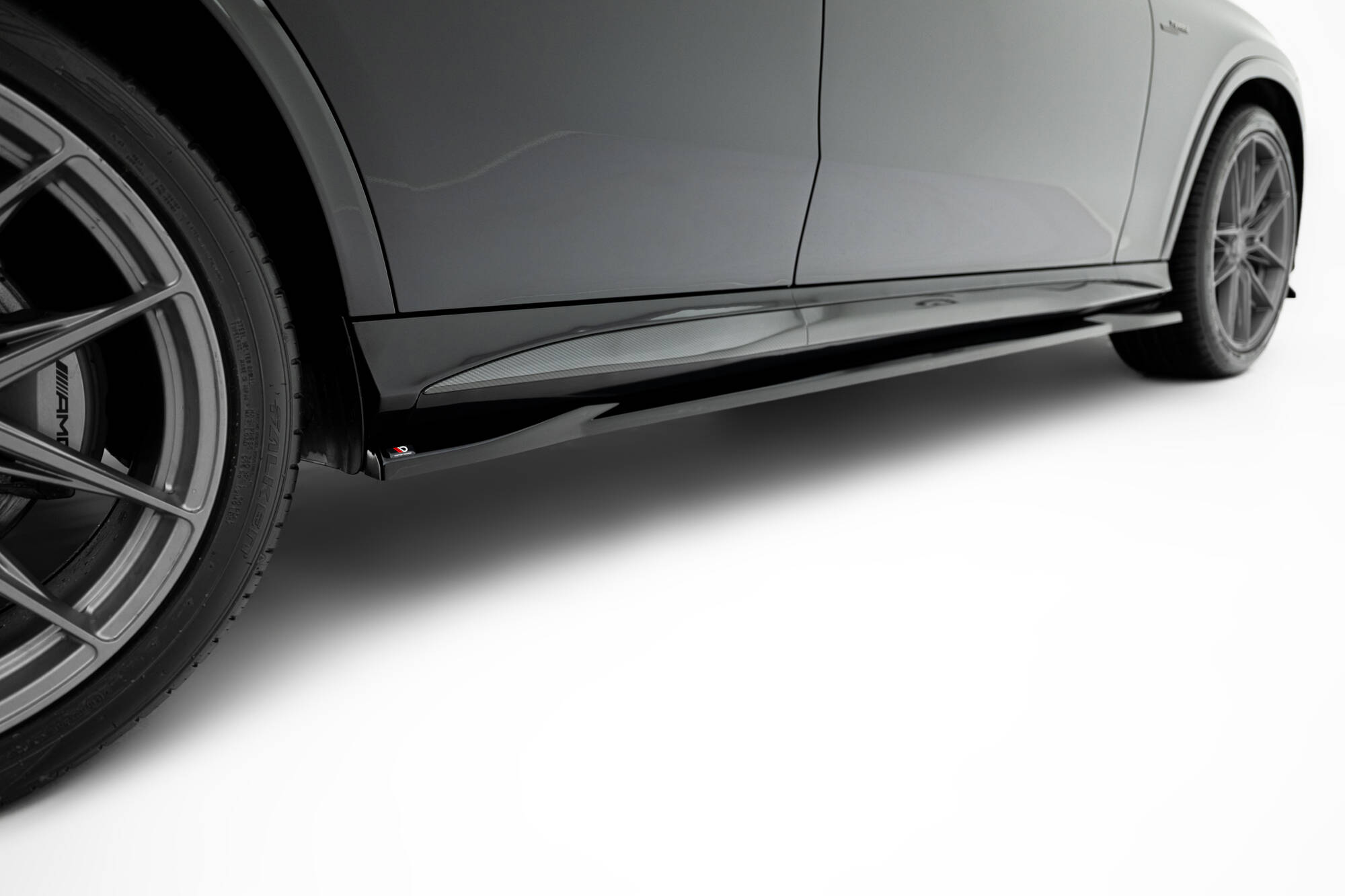 Zijskirts Mercedes-AMG GLC 43 X254 Maxton Glanzend zwart