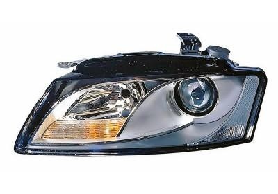 koplamp, Valeo, H7+H1, elektr verstelb, links Audi A5, 2007-2011